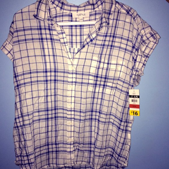 Light Blue Plaid - Picture 1 of 2